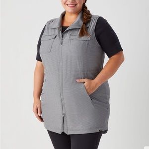 Duluth Women's Plus Sol Survivor Sun Protection Tunic Vest Sz 2X